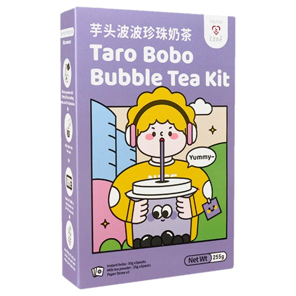 Tokimeki Taro Bobo Bubble Tea Kit