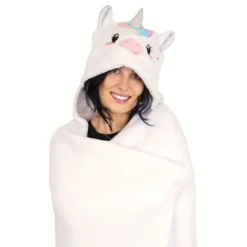 Tæppe med hætte Unicorn