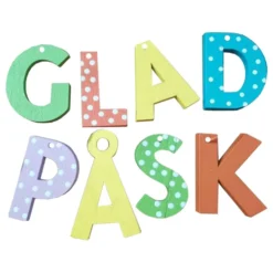 Træbogstaver Glad Påsk