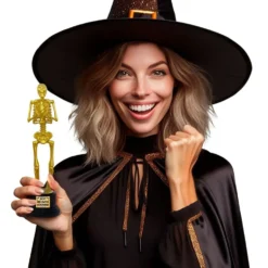 Trofæ Skelet Bedste Halloween Kostume