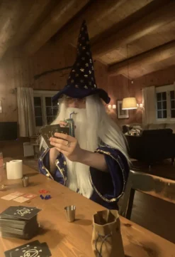 Troldmand Kostume Blå