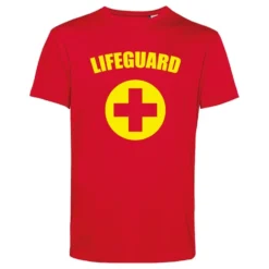 T-shirt Lifeguard Rød