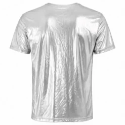 T-shirt Silver Metallic