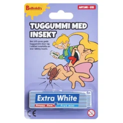 Tyggegummi med Insekt Skæmtartikel
