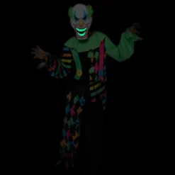 Uhyggelig Neon Klovn Børnekostume
