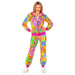 UV Neon Hippie Tracksuit Kostume