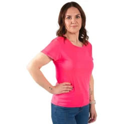 UV Neon Lyserød Dame T-shirt