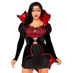 Vampyrdronning Kjole Deluxe Kostume