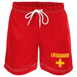 Vandopløselige Badeshorts Røde