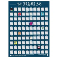 100 Video Games Bucket List Skrabetavle