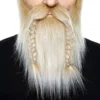 Viking Moustache med Skæg Beige