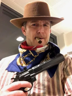 Vilde Vesten Cowboyhat Brun