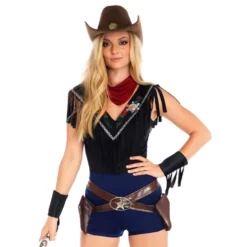 Vilde Vesten Sheriff Deluxe Kostume
