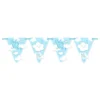 Vimpelguirlande Baby Shower Lyseblå