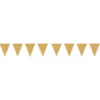 Vimpelguirlande Glitter Guld