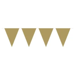Vimpelguirlande Guldfarvet