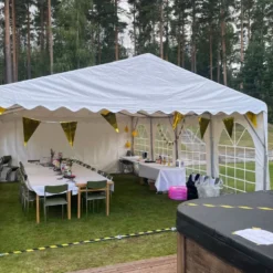 Vimpelguirlande Guldfarvet