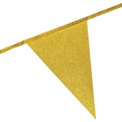 Vimpelguirlande Guld Glitter