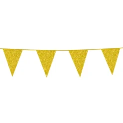 Vimpelguirlande Guld Glitter