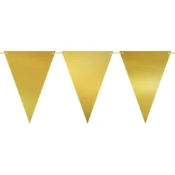 Vimpelguirlande Guld Metallic