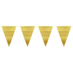 Vimpelguirlande Mat Guld