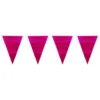Vimpelguirlande Mat Magenta