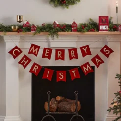 Vimpelguirlande Merry Christmas