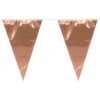 Vimpelguirlande Metallisk Roséguld