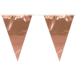 Vimpelguirlande Metallisk Roséguld