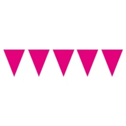 Vimpelguirlande Mini Cerise
