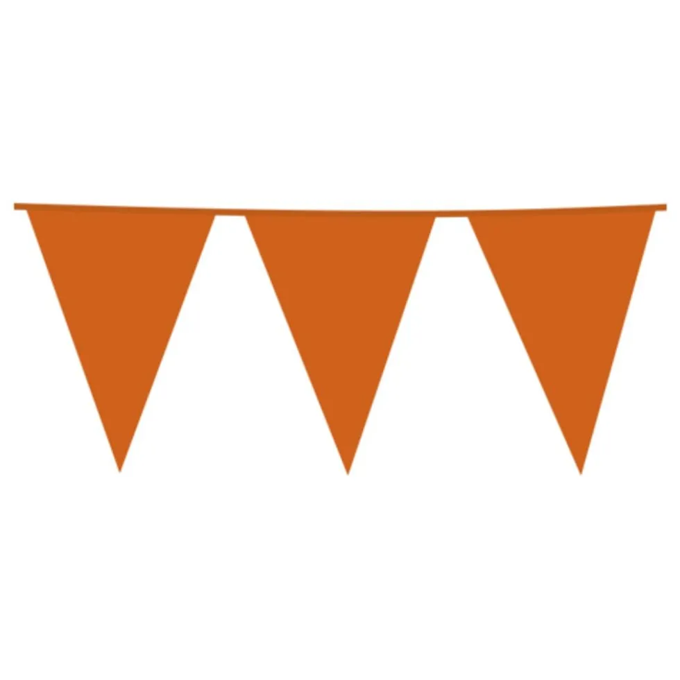 Vimpelguirlande Orange Stor