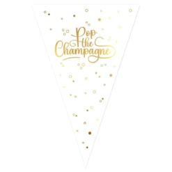 Vimpelguirlande Pop the Champagne Lang