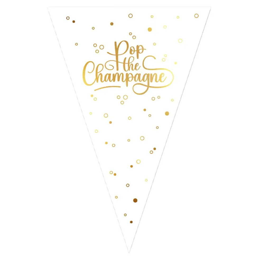 Vimpelguirlande Pop the Champagne Lang