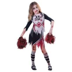 Zombie Cheerleader Børnekostume