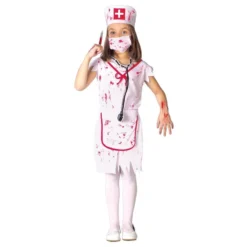 Zombie Sygeplejerske Børnekostume