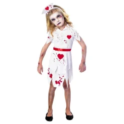 Zombie Sygeplejerske Børnekostume